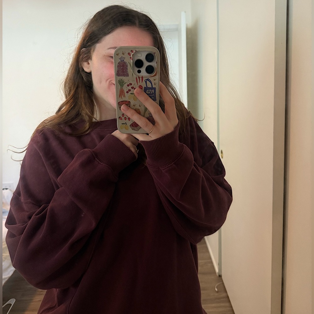 Aerie Burgundy Sweatshirt